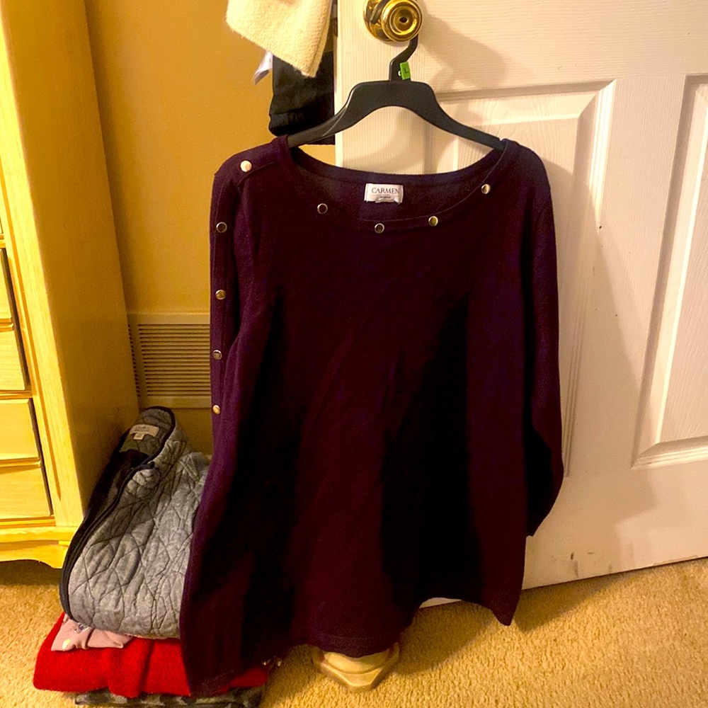 Purple sweater
